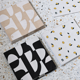 Serviette - Lara beige/off white