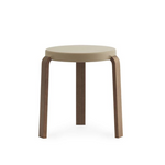Hocker - Tap walnut/sand von Normann Copenhagen