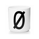 Design Letters - Porzellanbecher weiss A Z
