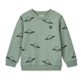 Sweatshirt - Thora Planets/peppermint - 92 von Liewood