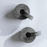 Kerzenständer - CANDELSTICK grey von Stenhuggardottern