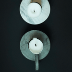 Kerzenständer - CANDELSTICK grey von Stenhuggardottern