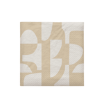 Serviette - Lara beige/off white von Broste Copenhagen