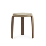 Hocker - Tap walnut/sand von Normann Copenhagen
