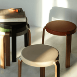 Hocker - Tap walnut/sand von Normann Copenhagen