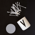 Porzellanbecher weiss von Design Letters
