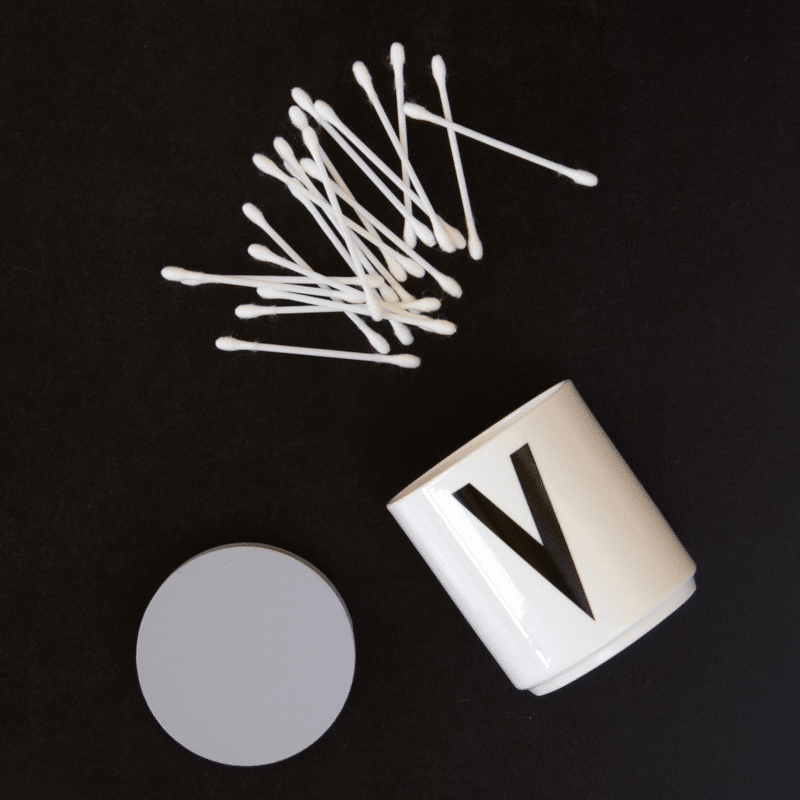 Porzellanbecher weiss von Design Letters