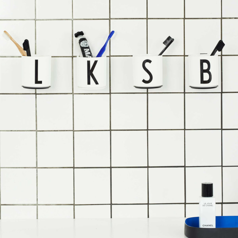 Porzellanbecher weiss von Design Letters