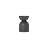 Blumentopf - Hourglass Pot schwarz S von Ferm Living