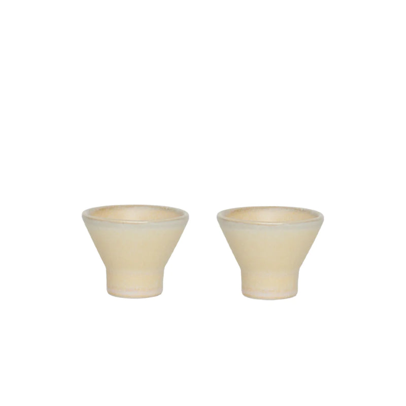 Eierbecher - Yuka beige 2er Set von OYOY