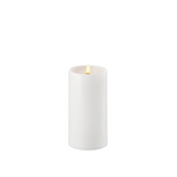 Stumpenkerze – LED Nordic White 5 x 7,5 von Uyuni