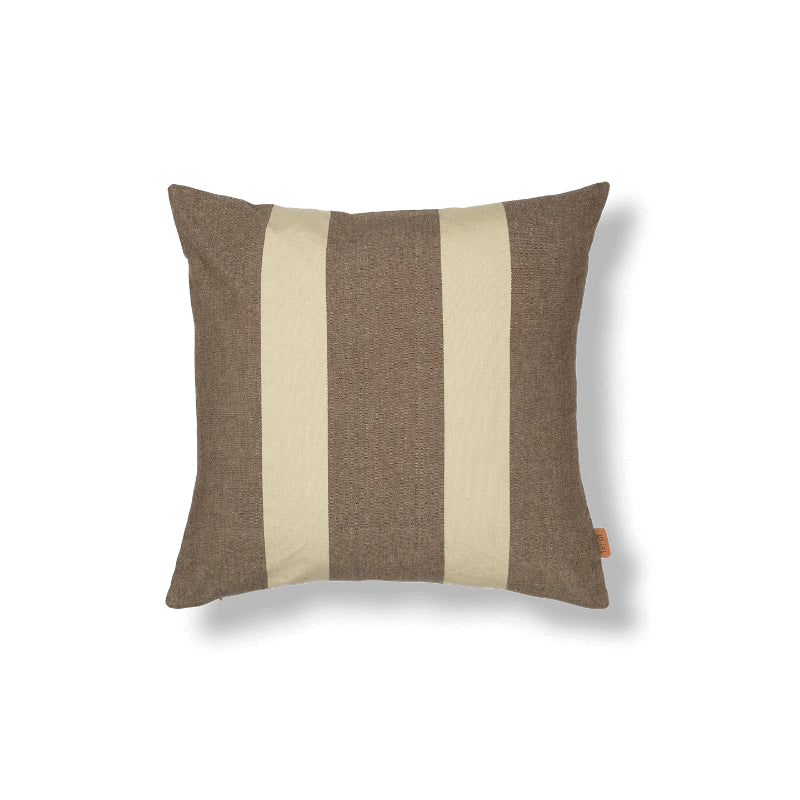 Kissen - Strand outdoor carob brown/parchme von Ferm Living