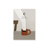 Postkarte - C is for coffee