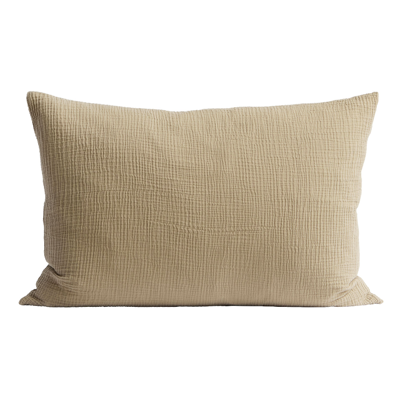 Kissenbezug – Bomuld khaki 50x75 von Tine k Home