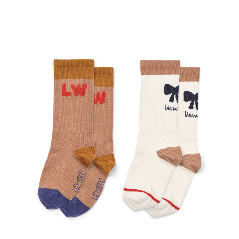 Socken - Annette tuscany rose/creme de la creme mix von Liewood