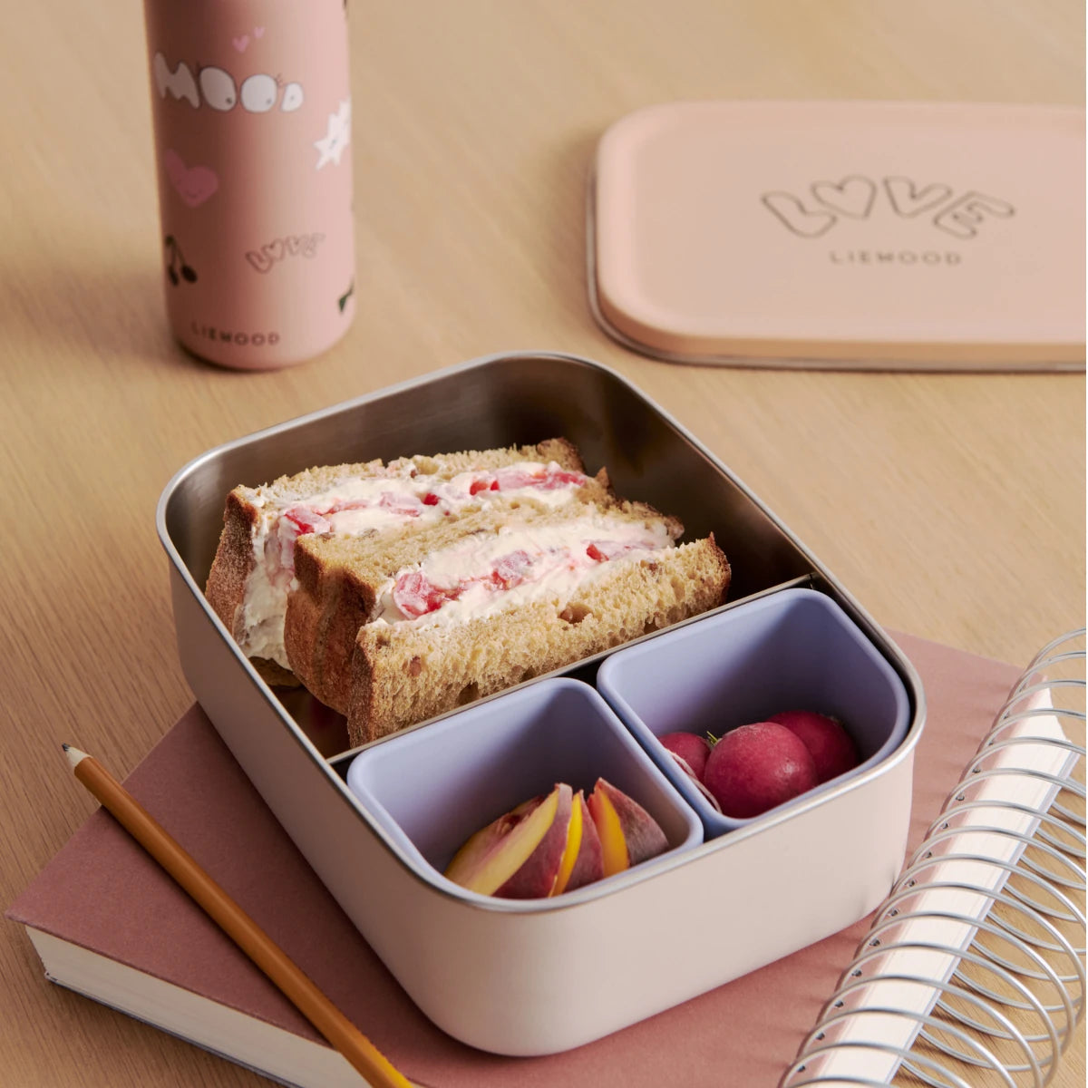 Liewood - Lunchbox Nina Love/pale tuscany

