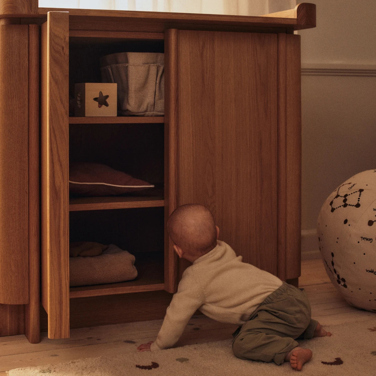 Ferm Living - Wickelauflage Tilu oak


