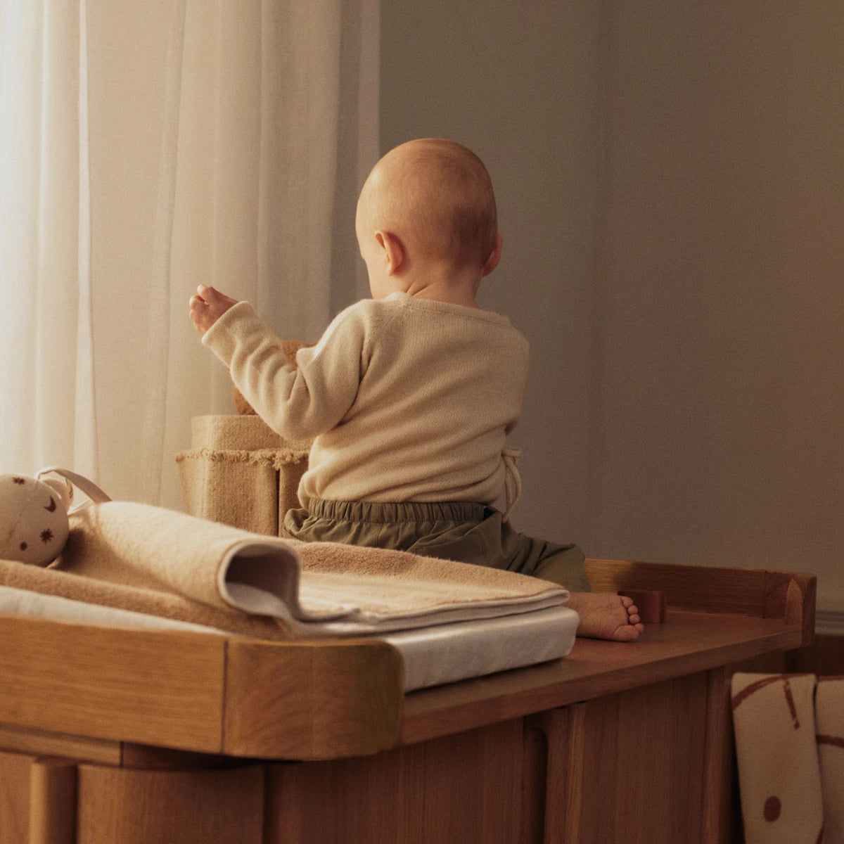 Ferm Living - Wickelauflage Tilu oak

