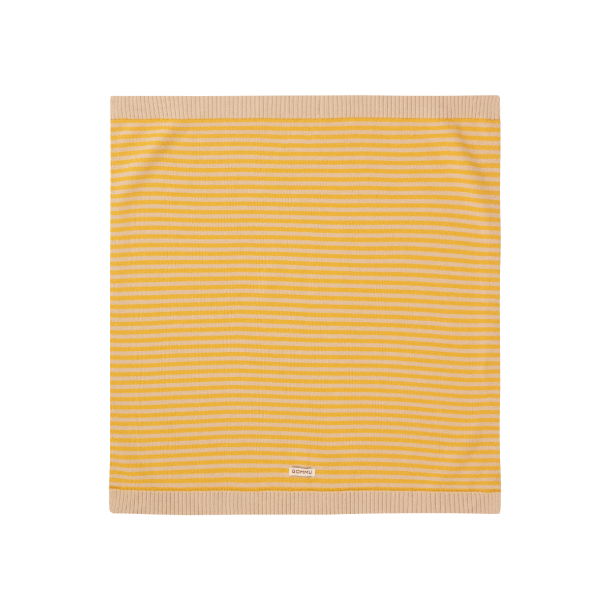 WE ARE GOMMU - Decke Stripes light cream/mustard