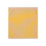 WE ARE GOMMU - Decke Stripes light cream/mustard