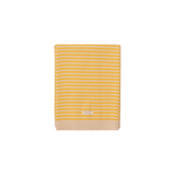 WE ARE GOMMU - Decke Stripes light cream/mustard