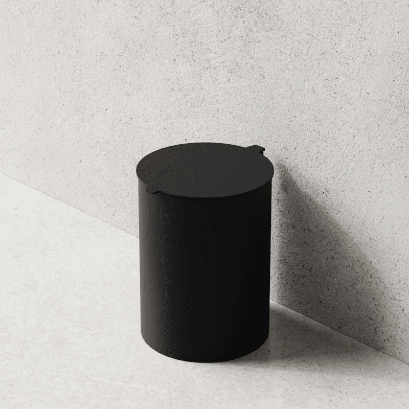 Abfalleimer black von Nichba
