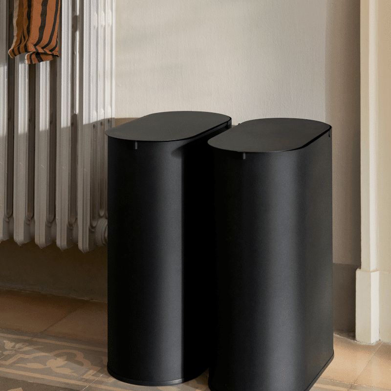 Abfalleimer - Enkel black von Ferm Living
