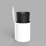Abfalleimer white von Nichba