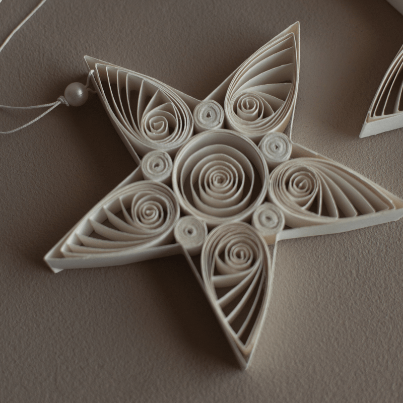 Anhänger - Paper Star white S von dbkd