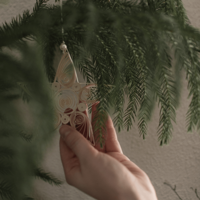 Anhänger - Paper Star white S von dbkd