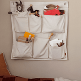 Aufbewahrung - Wall Pockets Canvas off white von Ferm Living