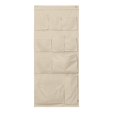 Aufbewahrung - Wall Pockets Canvas XL off white von Ferm Living