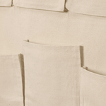Aufbewahrung - Wall Pockets Canvas XL off white von Ferm Living