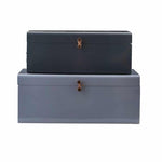 Aufbewahrungsboxen Set - blau von house doctor