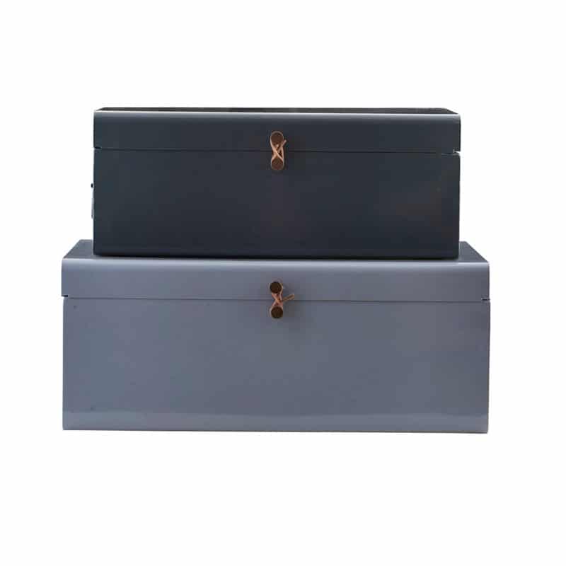 Aufbewahrungsboxen Set - blau von house doctor