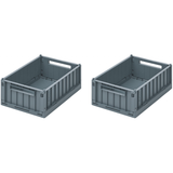 Liewood - Aufbewahrungsboxen Weston whale blue S
