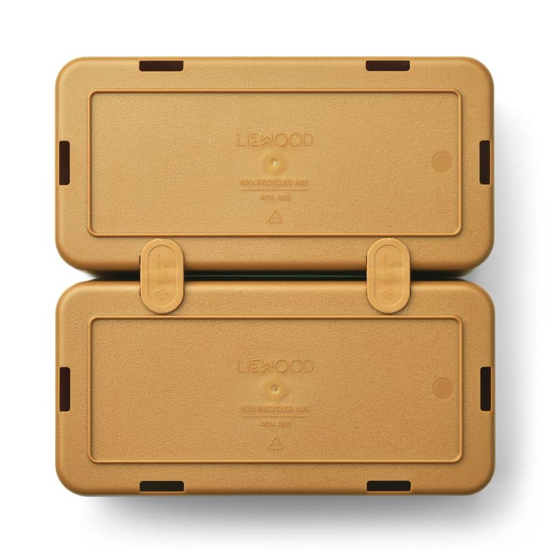 Aufbewahrungssystem - Jamal 2er Set L golden caramel von Liewood