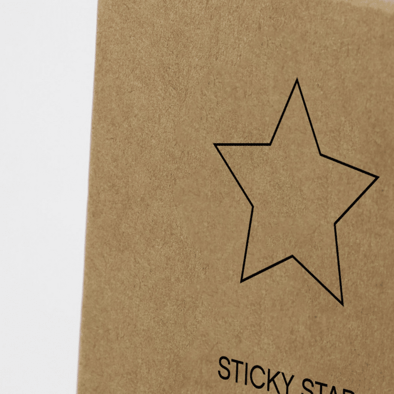 Aufkleber - Sticky Star gold von House Doctor