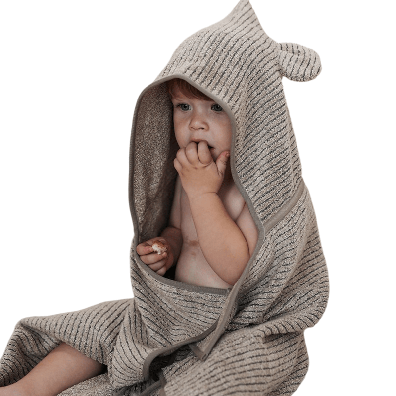 Badetuch - Terry warm grey von ooh noo