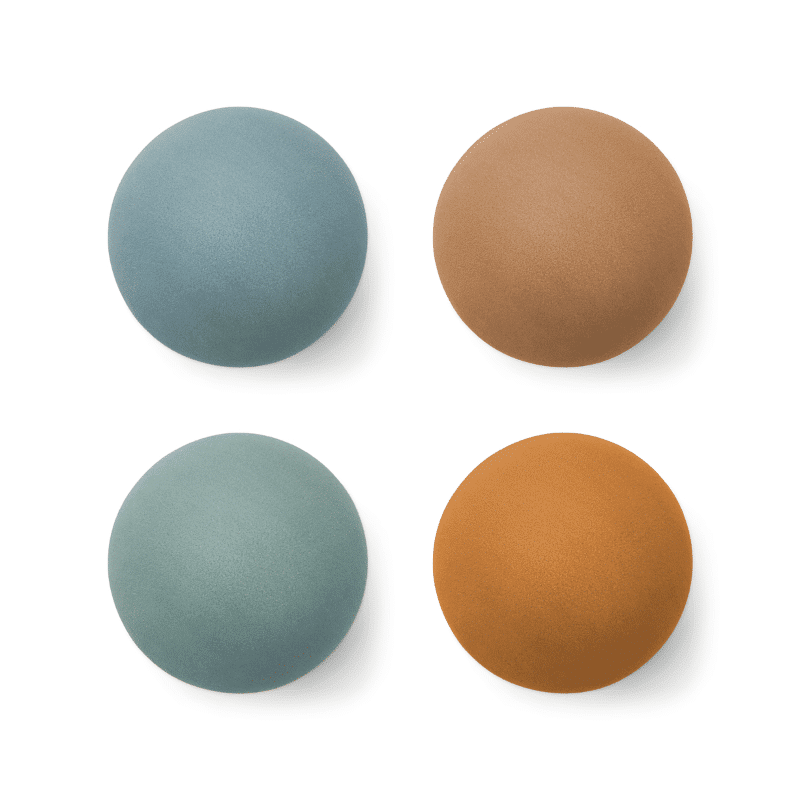 Ball - Aitana mustard multi mix 4er Set von Liewood