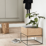 Bank mit Kissen grau von Hübsch Interior