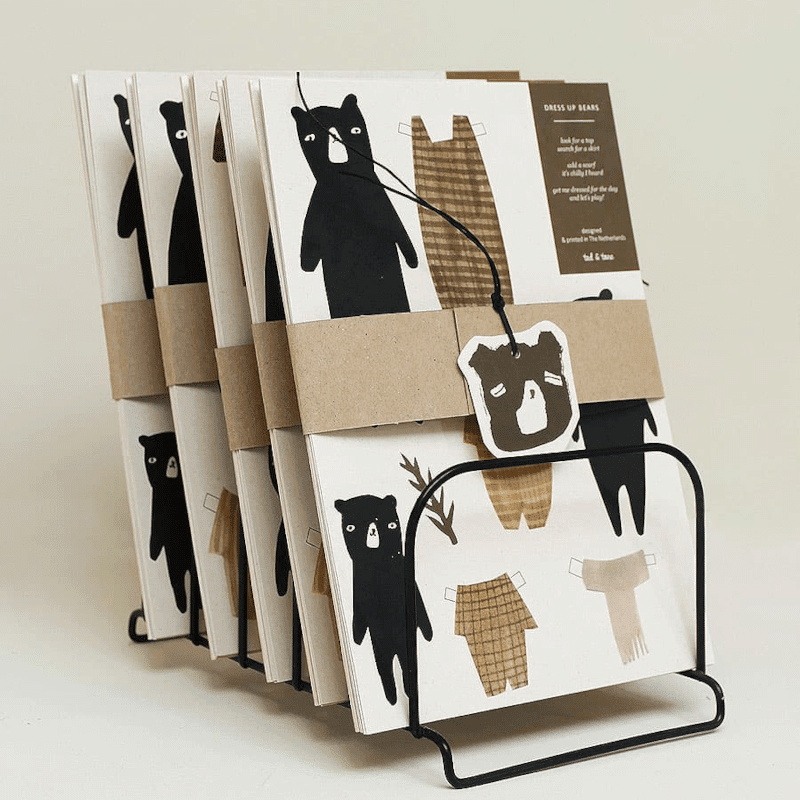 Bastelbogen - DIY cut out bears von Ted and Tone