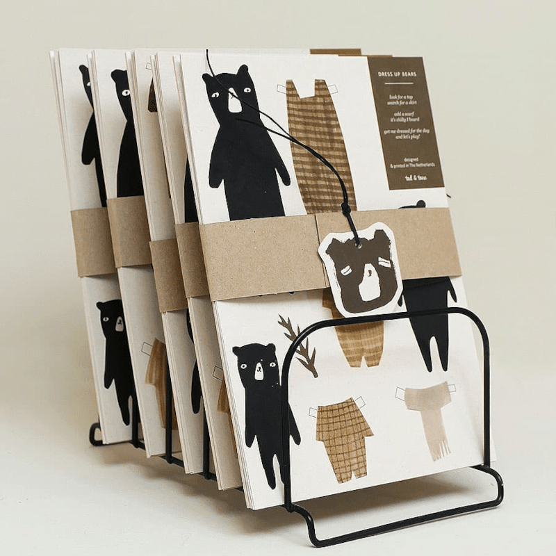 Bastelbogen – DIY cut out bears all 4 von Ted & Tone