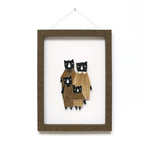 Bastelbogen – DIY cut out bears all 4 von Ted & Tone