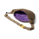 Bauchtasche - Mini Fanny Teddy brown hearts von Studio Noos