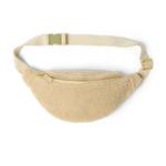 Gürteltasche mini - Ecru aus Teddyfell von Studio Noos