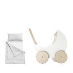 Bedding für Puppenwagen – Poppy Field grey von ooh noo