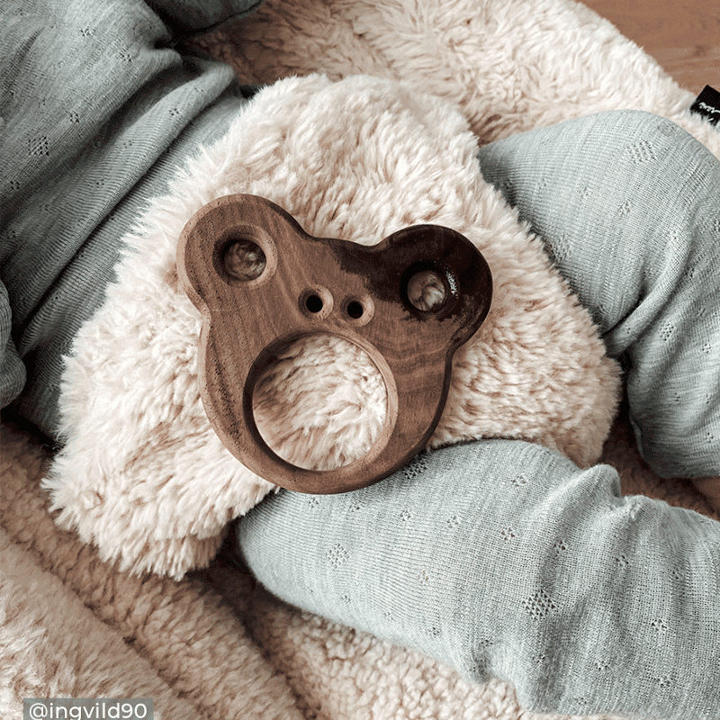 Beissring - Wooden Care bear von ooh noo