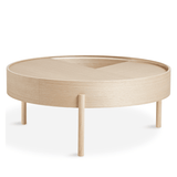Beistelltisch - ARC Ash white L von WOUD Design