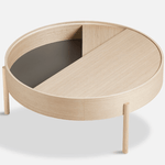 Beistelltisch - ARC Ash white L von WOUD Design